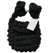 Wholesale - BLACK QUILTED CROSS BODY HANDBAG C/P 12
